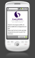 Application Sparus pour Android - Welcome
