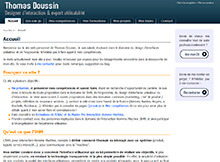 Site WEB Personnel - Accueil
